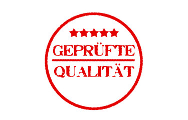 Stempel geprüfte Qualität