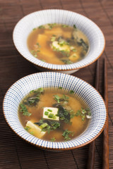 Japanese miso soup
