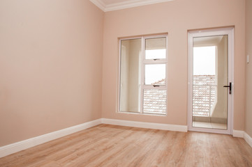 Empty Bedroom and Patio