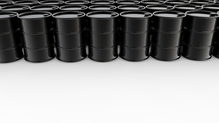 3d black oil barrels