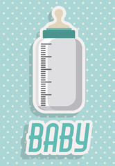 Fototapeta premium Baby Shower design
