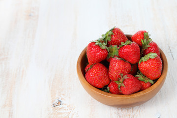 Ripe strawberries