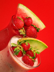 Cocktails Collection - Strawberry and Watermelon Smoothie