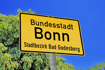 Ortsschild Bundesstadt Bonn
Stadtbezirk Bad Godesberg
