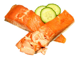 Hot Smoked Salmon Fillets