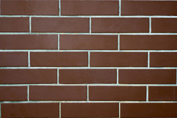 Obraz premium wall of brown brick