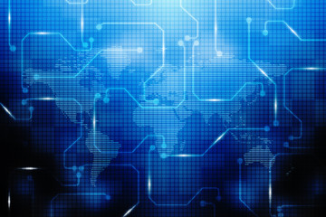 Background conceptual image of digital 3d icons