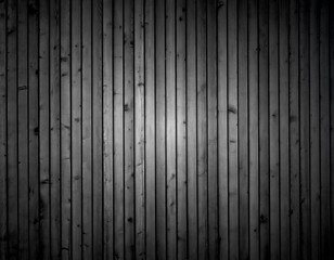 Hintergrundbild mit Holzwand und Holzbretter in dunkel grau 