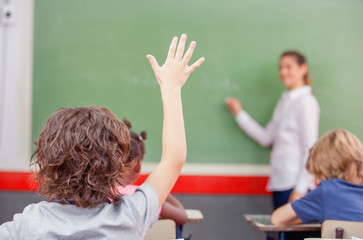 Education, elementary school, learning and people concept - grou