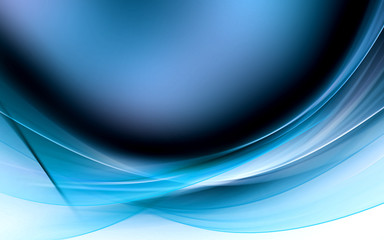 Naklejka premium blue wave background
