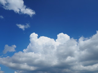 拡大しつつある入道雲