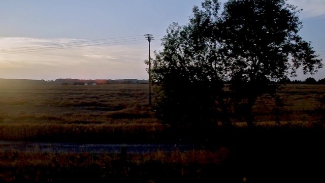 Zugfahrt &ndash; Blick aus dem Fenster