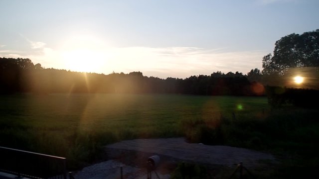 Zugfahrt &ndash; Blick aus dem Fenster