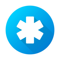 Fototapeta premium Minimalist Long-Shadow