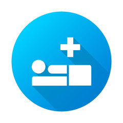 Obraz premium Minimalist Long-Shadow