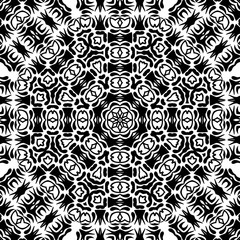 Abstract seamless outline pattern