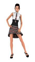 Fototapeta premium Schoolgirl