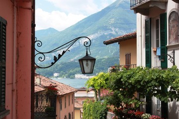 Bellagio old village on Lake Como in Lombardy, Italy