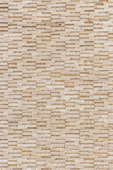 Pattern of yellow travertine wall texture