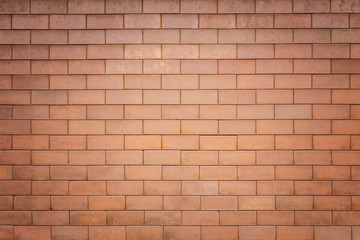 Pattern of red brick wall texture for background