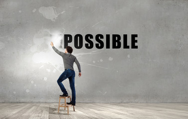 Obraz premium Nothing is impossible