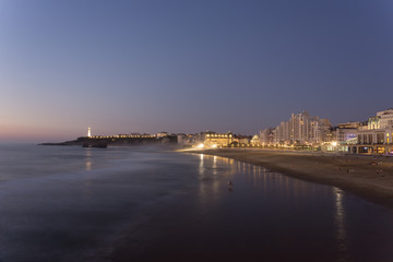 Fototapeta na wymiar Strand von Biarritz