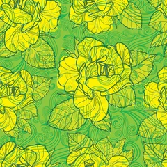 Tuinposter floral pattern © Chakraborty
