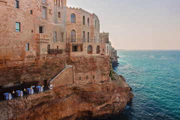 view of polignano a mare , puglia - italy