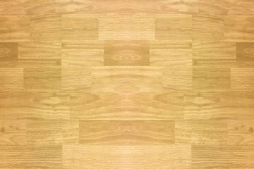 Maple hardwood basketball floor pattern as viewed from above. 