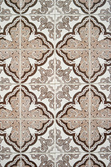Traditional Portuguese glazed tiles