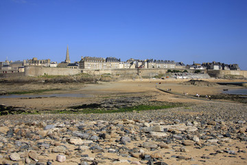 Fototapeta premium Francia,Bretagna, San Malo,