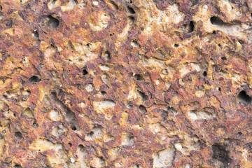 clastic sedimentary rock, old red wall texture