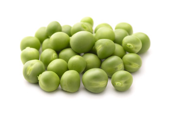 Fresh green peas