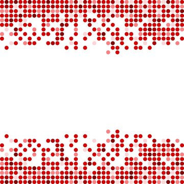 Abstract Red Pixel Background