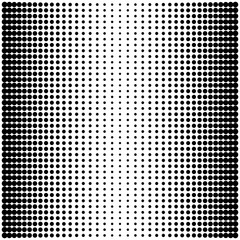 Vector halftone dots. Black dots