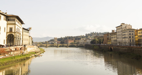 Florence, Italy: Ponte Vecchio view.