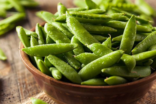 Organic Green Sugar Snap Peas