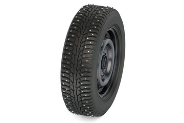 winter automotive tyre with studs