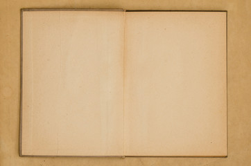 old empty  open  book
