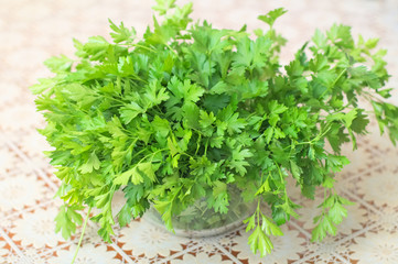 Obraz premium punch fresh herb on table