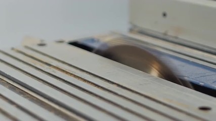 Table Saw Blade Spinning