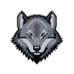 Wolf Head Mascot