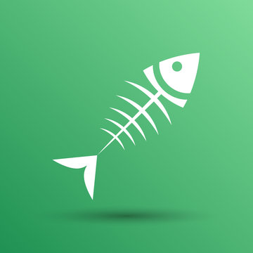 fish menu vector design template logo icon