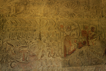 The Army Bas-Reliefs in Angkor Wat