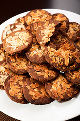 Homemade cookies with hazelnuts