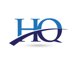 HQ Logo Letter Swoosh
