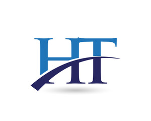 HT Logo Letter Swoosh