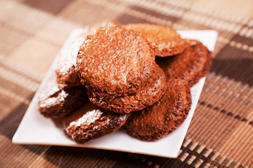 Homemade chocolate cookies