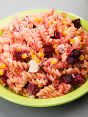Fusilli with blue cheese