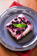 Blueberry tiramisu
